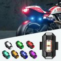 Hot Universal LED Anti-collision Warning Light Bicycle Tail Light Bike Helmet Light Mini Signal Light Drone with Strobe Light 7 Colors. 