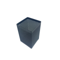 GuangBo Square Metal Pen Holder-1pc Black.