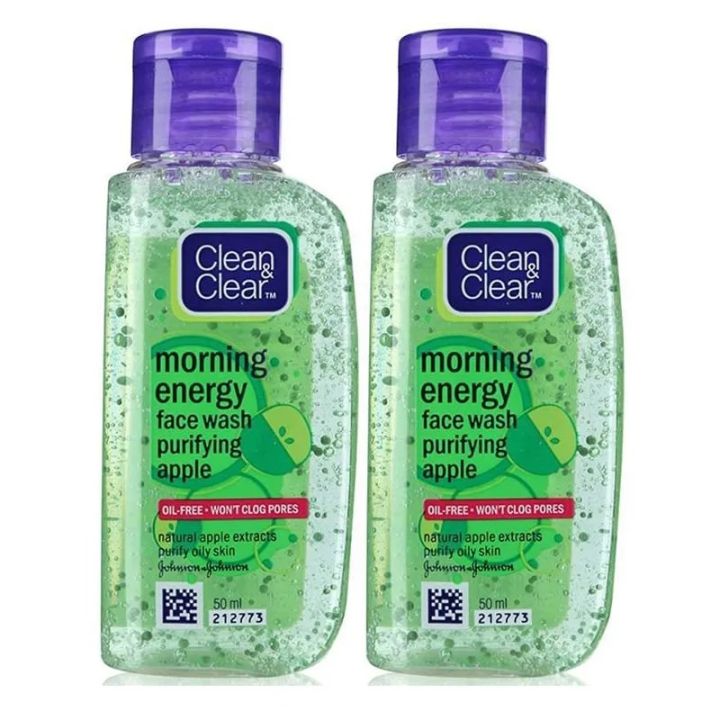 Clean%20&%20Clear%20Morning%20Energy%20Face%20Wash%20Purifying%20Apple%2050ml%20-%20Image%203
