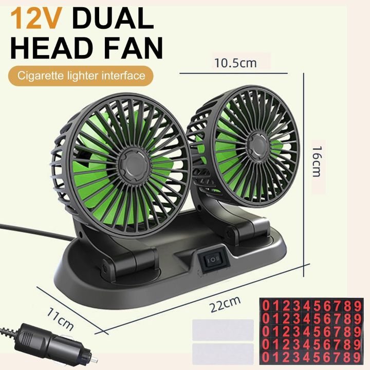 Car%20Fan,%2012V%20360%20Degree%20Adjustable%20Small%20Size%202%20Speed%20Cooling%20all%20Vehicle%20Fan%20-%20Image%202