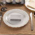 New European Disposable Dinnerware Plates Embossed Design Plastic Tableware Wedding Birthday Party Dessert Cake Plates Supply.