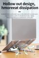 Aluminum Alloy Adjustable Portable Folding Notebook Stand Foldable Laptop Stand.