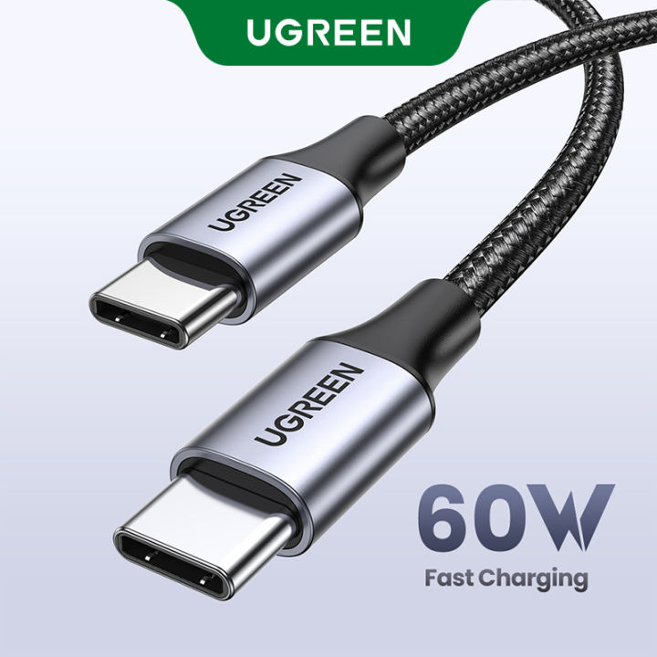 【60W Type C-C】UGREEN USB Type-C to USB C PD 60W Cable for Samsung ...