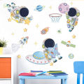 Creative Cartoon Astronaut Wall Stickers For Kids Rooms Baby Boy Bedroom Wall Decoration Home Decor Self-adhesive Vinyl Stricker. 