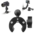 For Gopro/Insta360 Garmin Camera 1 Inch 25mm Motorcycle Ram Ball Mount Durable Bike Railing Accessory. 