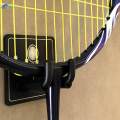 2x Wall Mounted Racket Rack Portable Wall Hook Metal Badminton Racket Hook.