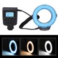 Portable 48 LED Ring Flash Light Lens Adapter Rings Kit For Canon for Nikon for Fuji SLR Camera. 