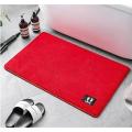 Stylish Door Mat|Durable & Easy to Maintain|Multi-Utility Floor for Living Room,Bedroom,Bathroom,Kitchen,Entrances|40 x 60 cm,Red 1 Pcs. 