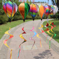 1PC Striped Hot Air Balloon For Children Toy Random Color Gift Wind Spinner.