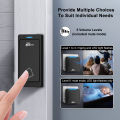 Wireless Door Calling Bell, Ding Dong Calling Bell, 300M Ranged Doorbell for Home Office-32 Ringtones 5 Adjustable Volume, Plug in Type-Black(1/2 Transmitter & 1 Receiver),2 pin. 