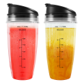 24OZ Replacement Cups Compatible for Ninja Nutri BN401, BN701, SS101. 