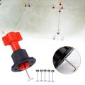 100 Pcs Replacement Steel Needles Flooring Wall Tiles Leveling System Replaceable Steel Needles Reusable Tile Installation Tools. 