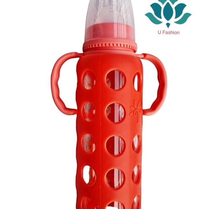 Glass%20Bottle%20Baby%20Feeder%20With%20Silicon%20Cover-240ml%20-%20Image%202
