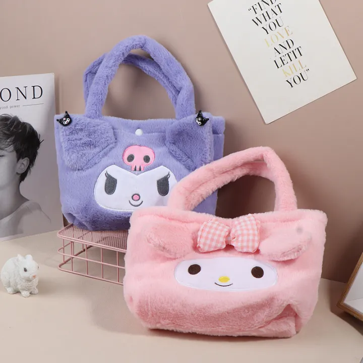 Women%20Girl%20Gifts%20Sanrio%20Bag%20Kawaii%20Kuromi%20Cinnamoroll%20My%20Melody%20Cartoon%20Anime%20Plush%20Handbag%20Cosmetic%20Bag%20Travel%20Storage%20Bag%20Watty%20Store%20-%20Image%202