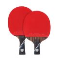 Professional 6-stars 7 layers Wood Table Tennis Bat Racket Long Short Handle Ping Pong Racket Pimples In For Beginner Training.