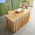 Tablecloth table skirt meeting gold velvet apron rectangular business show to desk fabric table cover AliExpress. 