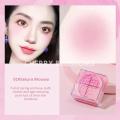 Latei Posies 4 Square Grid Face Blusher Vibrant Orange Makeup Blush Palette Cheek Contour Blush Powder Korean Makeup Rare Beauty 화장품. 