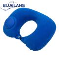 Inflatable Neck Cushion for Long Drives Portable Inflatable U-shaped Travel Pillow for Comfortable Neck Support on Long Journeys Perfect for Airplane Driving Adjustable Inflatable Neck Pillow. 