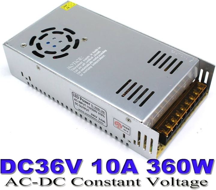 DC36VOLT 10A 360W SWITCHING POWER SUPPLY FACTORY SALES SMPS DRIVER 110V 220V AC-DC 36V TRANSFORMER FOR STEPPER CNC CCTV 3D PRINTER