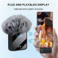 F11-2 (3 in 1) Collar Wireless Dual Microphone pro Professional Lapel Lavalier microphone iPhone/Android & Type-C Supported 100& Noise Cancellation.