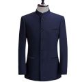 Chinese Style Mandarin Stand Collar Business Casual Wedding Slim Fit Blazer Men Casual Suit Jacket Male Coat 4XL Wearhouse. 