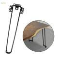 Folding Table Legs Replacement Industrial Heavy Duty Coffee Table Leg for Office Home .9 Inch.