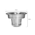 Coffee Capsule Adapter Stainless Steel Coffee Capsule Converter Nespresso Capsule Adapter for Vertuolline GCA1 Delonghi ENV135 ENV150 Coffee Machine.