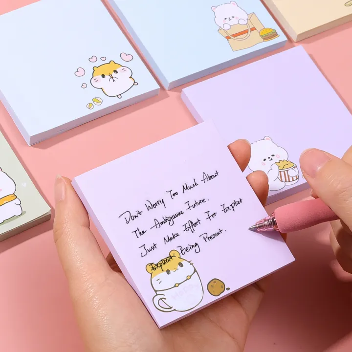 80%20Sheet/book%20Cartoon%20Rabbit%20Bear%20Kawaii%20Animal%20Memo%20Pad%20Sticky%20Notes%20Memo%20Notebook%20Stationery%20School%20Supplies%20-%20Image%204