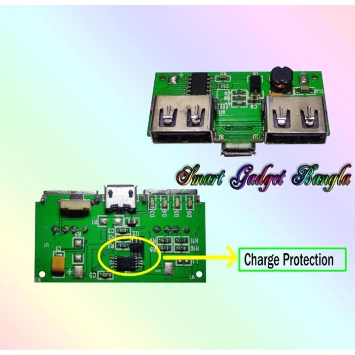 5V 2 USB Ultra Fast Charging Speed Power Bank Circuit