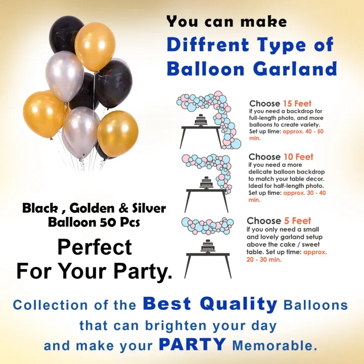 Birthday%20Decoration%20Combo%20Pack%20%E2%80%93%20Foil%20Birthday%20Banners,%20Silver%20Curtain,%20Golden%20Confetti%20Balloons,%20Metallic%20Balloons%20With%20Balloon%20Arch%20&%20Glue%20-%20Image%205