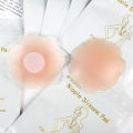 1 Pair Cool Reusable Self-Adhesive Silicone Pad Cover Pad Natural Color Nipple Stickers By Shadvi. 