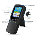 2X 9 in 1 Air Quality Monitor Indoor Outdoor PM2.5, PM1.0, PM10, HCHO, Detector Tester Temperature and Humidity Sensor. 