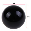 Migeet 40mm Natural Black Obsidian Crystal Ball Healing Stone Home Office Ornament Holiday Gift. 