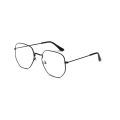 Zhou Yangqing's same flat mirror Internet celebrity glasses frame, female Korean version of the tide metal thin retro round face glasses frame.