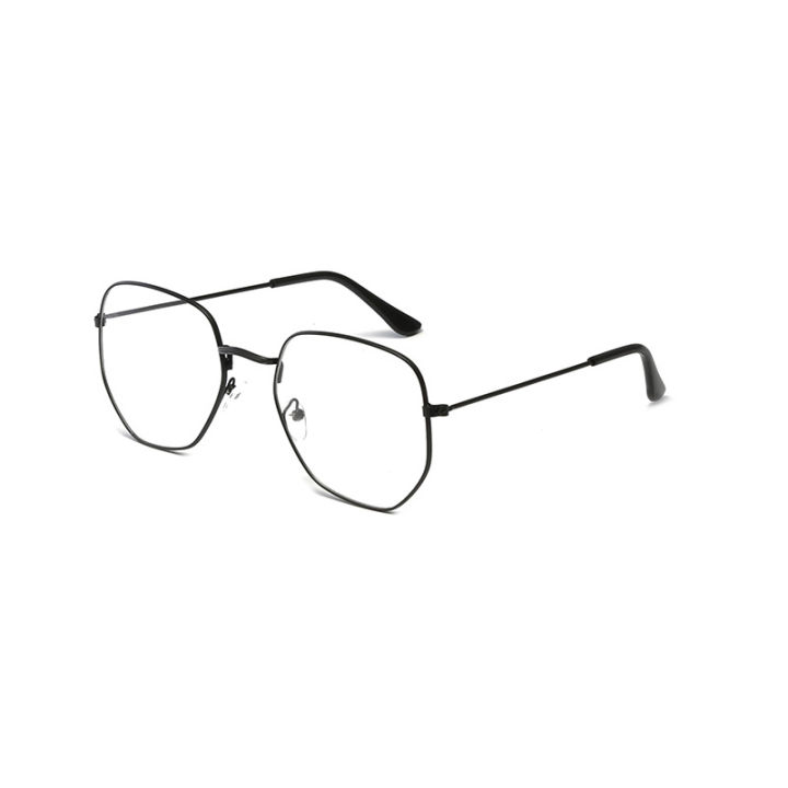 Zhou%20Yangqing's%20same%20flat%20mirror%20Internet%20celebrity%20glasses%20frame,%20female%20Korean%20version%20of%20the%20tide%20metal%20thin%20retro%20round%20face%20glasses%20frame%20-%20Image%204