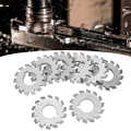 Gear Cutter 8Pcs High Speed Steel Cutting Tool Industrial Supplies M1.5 20° 5mm 6mm.