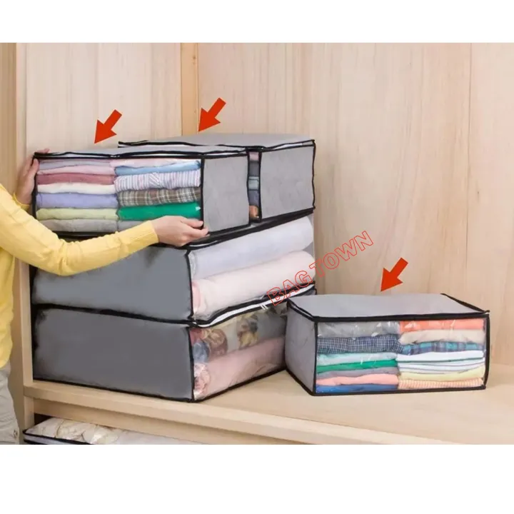 1%20Pcs%20Cloth%20Storage%20Bag,%20Blanket%20Storage%20Organizer,%20Large%20Capacity%20Cloth%20Storage%20Bag,%20New%20Quilt%20Storage%20Bag%20with%20Cristal%20Poly.%20-%20Image%203