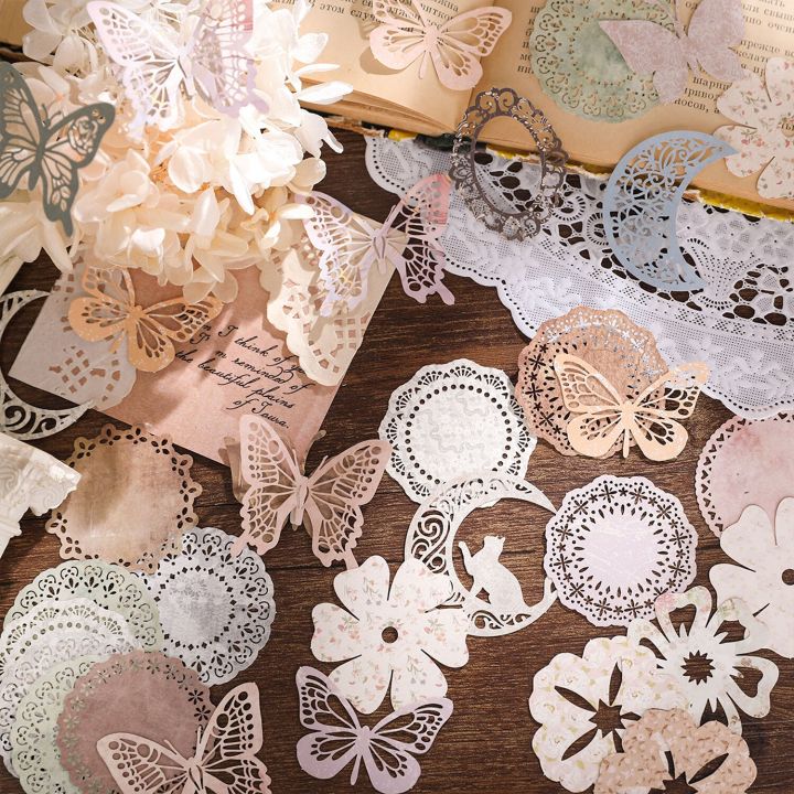 30pcs%20Vintage%20Lace%20Butterfly%20Frame%20Material%20Paper%20Scrapbooking%20Decor%20Collage%20Junk%20Journal%20DIY%20Diary%20Plant%20Craft%20Paper%20-%20Image%206