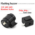 Flasher Relay Turn Signal DC 12V 48V 60V 2Pins Buzzer Beep Flasher Relay Blinker Indicator Flashers Turn Light Signals Demoo. 