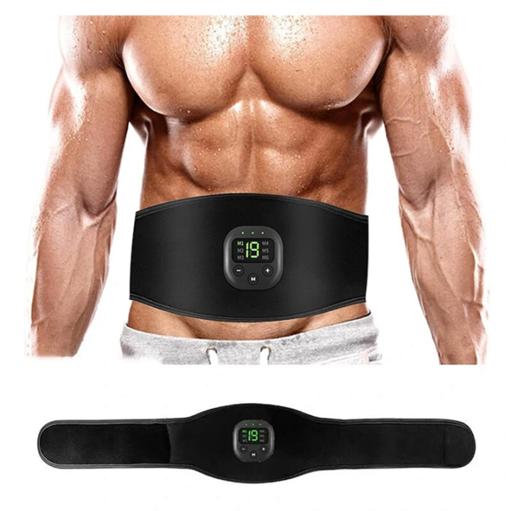 EMS%20Electric%20ABS%20Abdominal%20Belt%20Smart%20Body%20Massager%20Fitness%20Massage%20Belts%20Equipment%20Black%20for%20Home%20Gym%20-%20Image%204