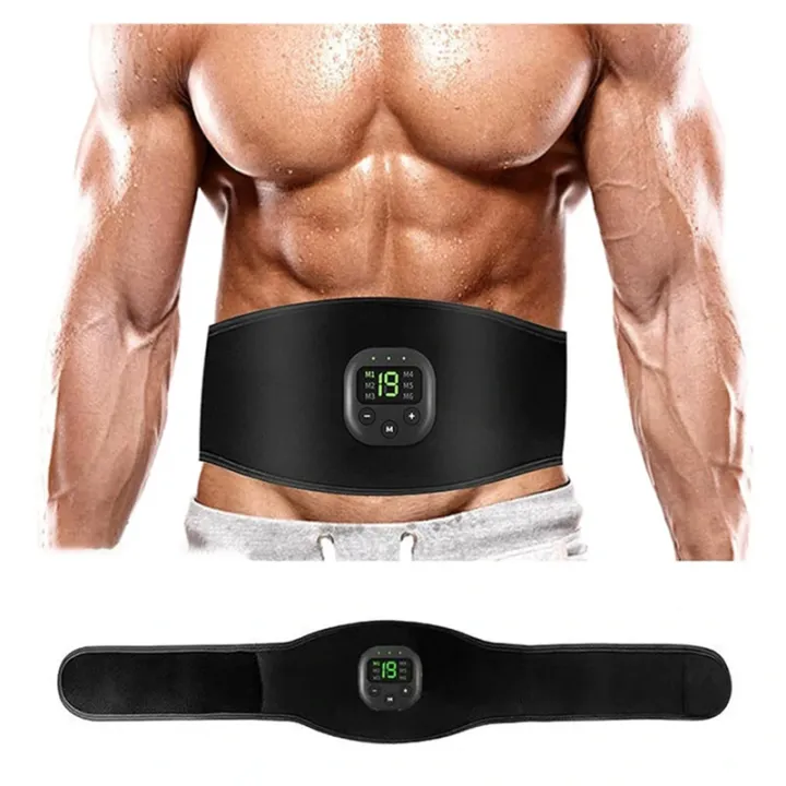 EMS%20Electric%20ABS%20Abdominal%20Belt%20Smart%20Body%20Massager%20Fitness%20Massage%20Belts%20Equipment%20Black%20for%20Home%20Gym%20-%20Image%205