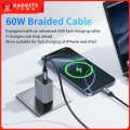 Tranyoo | T-EU7C | 20W Fast Charging Adapter with USB-C to USB-C Cable | PD Quick Charger | Compact EU Plug | Safe & Reliable for Smartphones, Tablets, and Other Type-C Devices. 