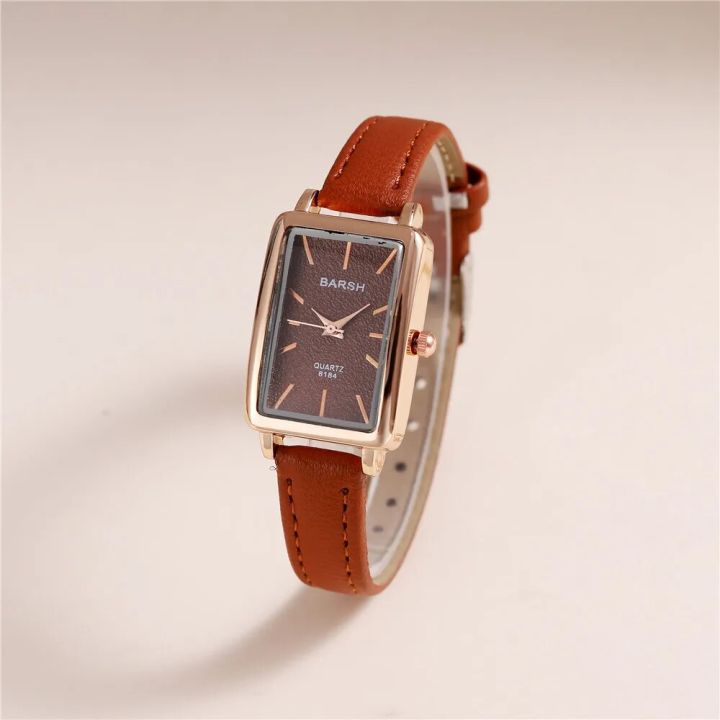 fashion%20rectangle%20dial%20quartz%20women%20leather%20watch%20-%20Image%202