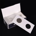 50Pcs New White Cardboard 2x2 Mylar Holders with Storage Box Holder.