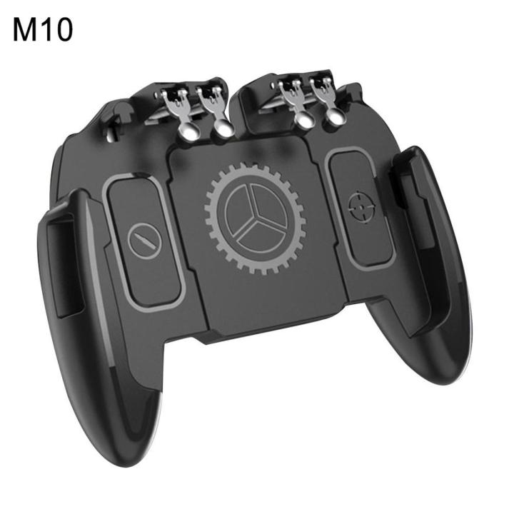 Six Finger Cooling Fan Phone Game Controller Gamepad Shooting Trigger ...