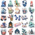 10/30/50PCS Cartoon Winter Christmas Graffiti Stickers Decals DIY Phone Scrapbook Luggage Helmet Kid Toy Cute Waterproof Sticker.