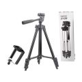 3120 Aluminum Alloy Tripod For Camera and Mobile - Black.