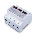 2X Three Phase Adjustable Over and Under Voltage Protector Automatic Recovery Protective Device Reset 63A 380V. 