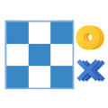XO Chess Outdoor Indoor Toys Interaction Leisure Sports Group Team Building Games For Kids Adults Carnival Games Party Favor.