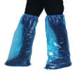 Extended thickened disposable high tube shoe for drifting amusement park PE plastic waterproof boot and ankle cover. 